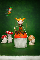 ceramic puppets