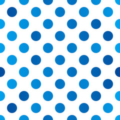 Fototapeta na wymiar Seamless polka dot pattern for Your design