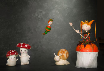 ceramic puppets