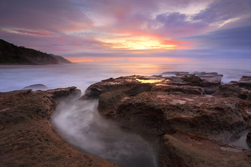Fototapeta premium Sunrise Coalcliff NSW Australia