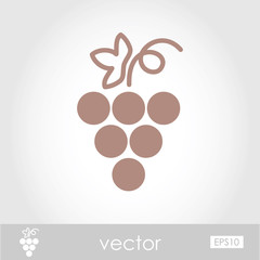 Vector Grapes icon