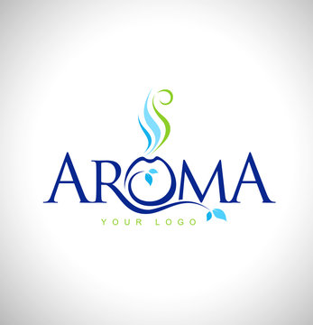 Aroma Therapy Logo Design. Aromatic oils design symbol