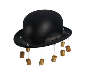 Bowler hat and corks