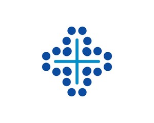 health cross dots