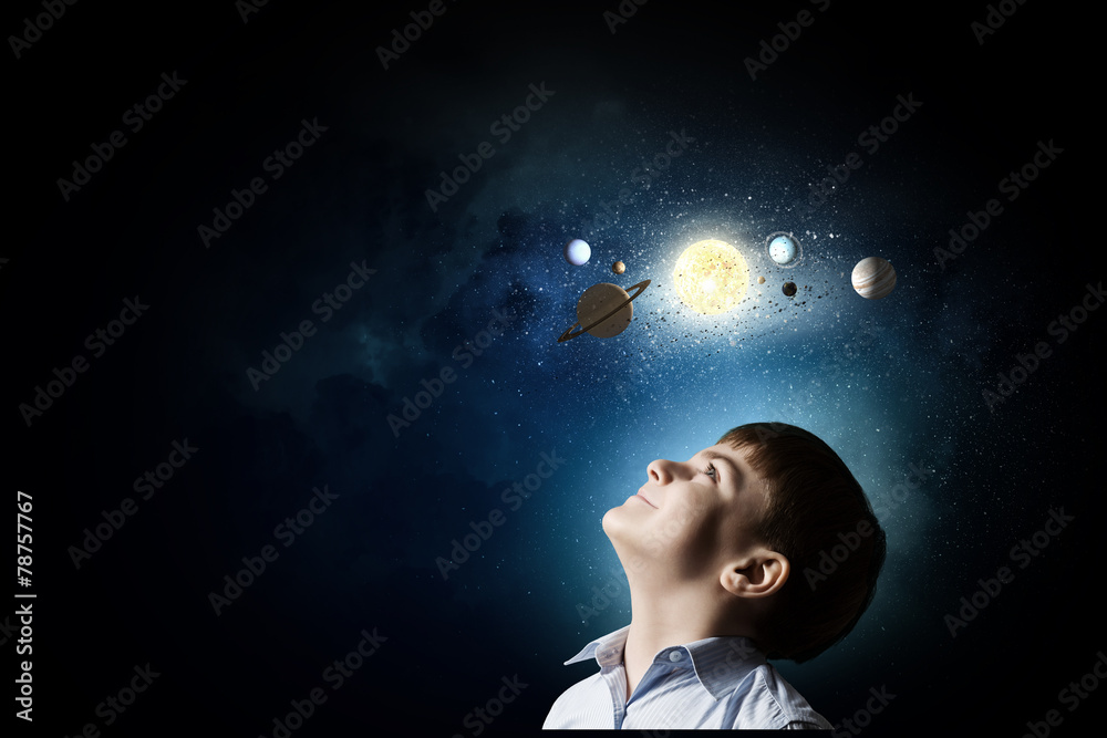 Wall mural what do you know about space?