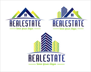 Real Estate Logo Design. House Logo Design - obrazy, fototapety, plakaty