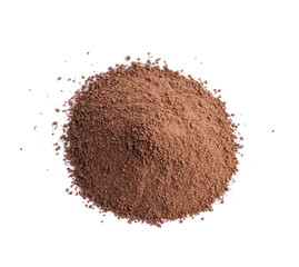 Pile of brown cocoa powder