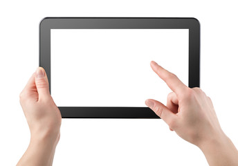 Tablet horizontally