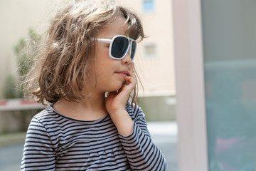 portrait of a little girl