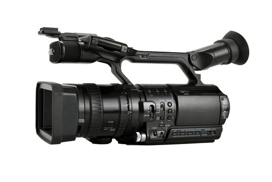 camera on a white background