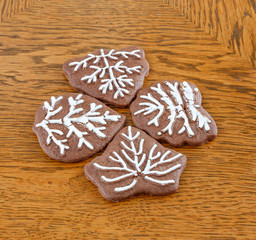 cookies in form of trees