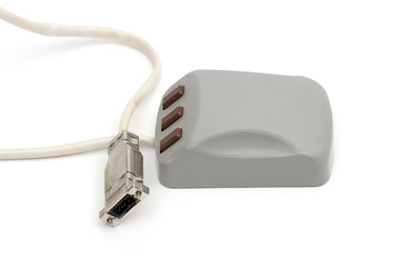 computer Mouse on the white background