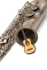 Obraz premium guitar on the white background