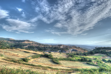 scenic landscape in Sardinia