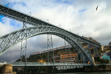 Dom Luís I bridge, Porto, Portugal.