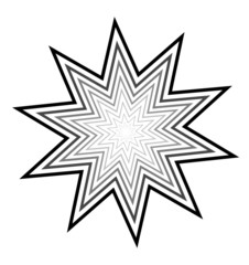 Abstract Star Design