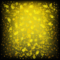 Golden Glittering Background