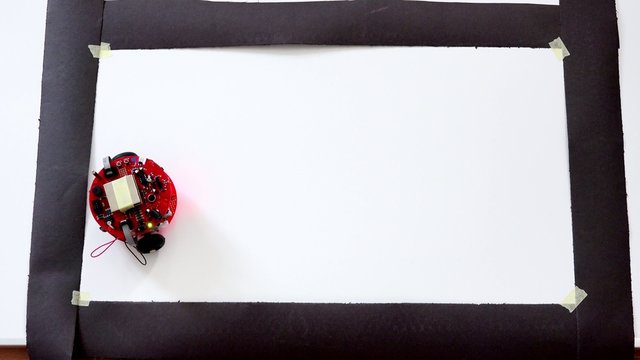 robot toy car moves