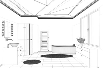 Badplanung mit CAD Modell