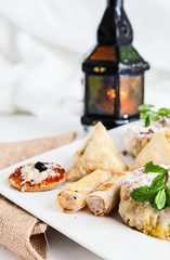 Typical food and fresh Moroccan