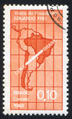 South America map