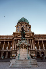 Fototapeta na wymiar Historic Royal Palace in Budapest, Hungary