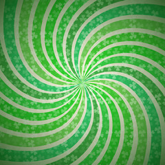 Abstract Geometric Vintage Green and White Background with