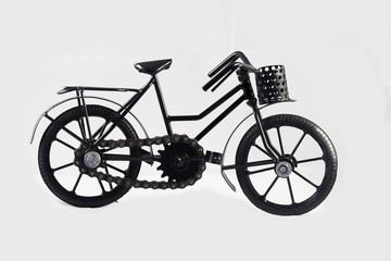 Toy bicycle made of iron
