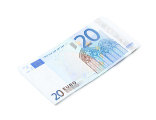 Few twenty euro bills