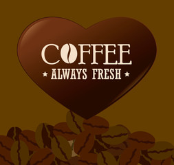 Obraz premium Coffee design, vector illustration.