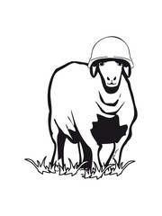 SHEEP soldier peace stahlhelm