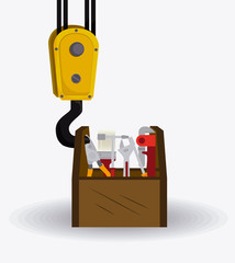 Tools design, vector illustration.