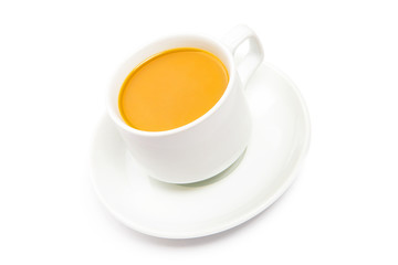 cup coffee isolated on white