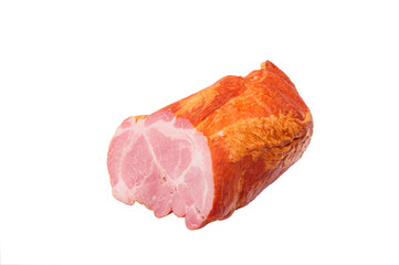 one piece of smoked pork meat