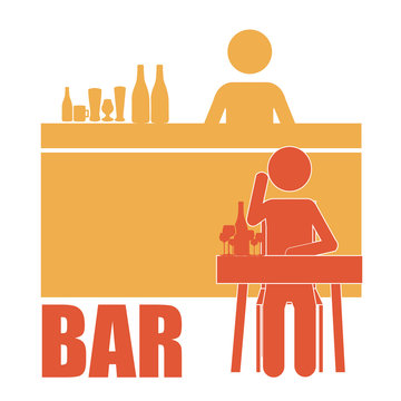 bar, design, vector illustration.