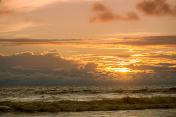 couché de soleil sur le pacifique - Costa Rica