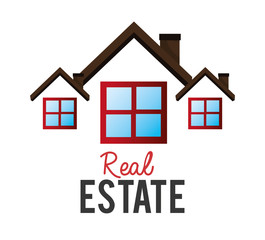 Real estate design, vector illustration.