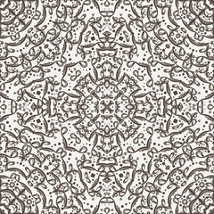 Vector seamless pattern imitating lace