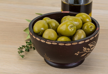 Green olives