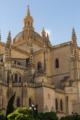 Fototapeta na wymiar Catedral de Segovia.