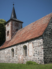Fototapeta na wymiar Buskow-Gemeindekirche