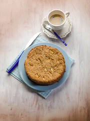 bread cake with apple