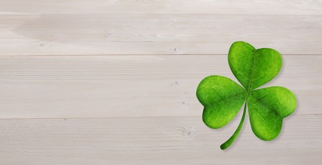 Composite image of shamrock