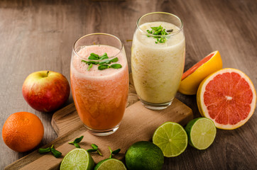 Fresh organic smoothie