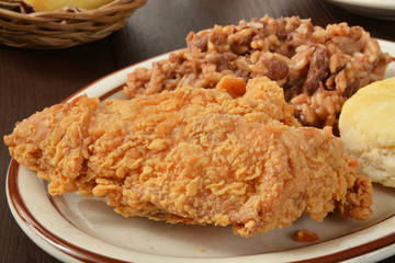 Fried chicken breast