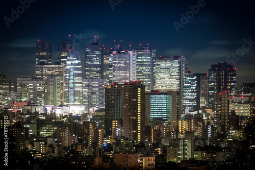新宿の夜景 Wall Mural Wallpaper Murals Wallsheaven Tomotokyo 新宿の夜景 Wall Mural Wallpaper Murals Wallsheaven Tomotokyo