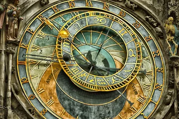 Foto op Canvas Astronomische klok in Praag © Vivida Photo PC