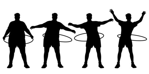 Fototapeta premium Hoop fitness