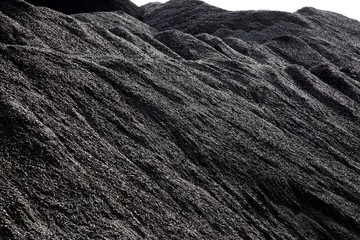 Heaps of coal