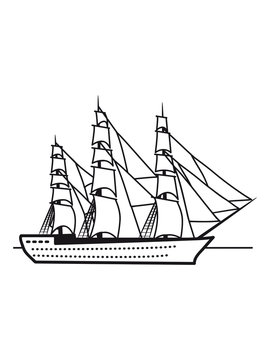 sailing ship windjammer ship